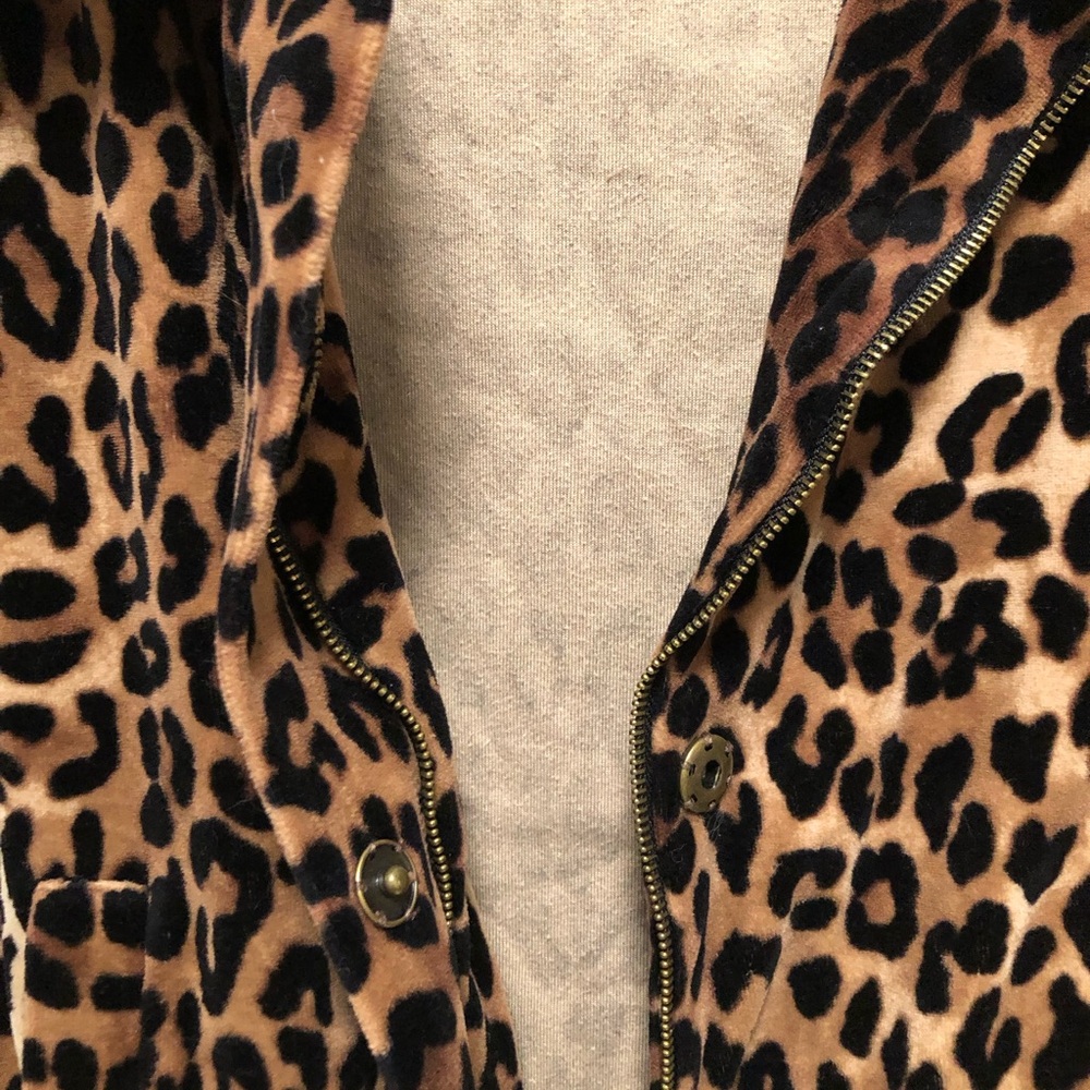 Very plush Jones New York signature print jacket - Picture 4 of 6